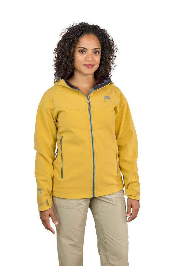 Qaras - Womens Waterproof Windproof Hooded Soft Shell Jacket