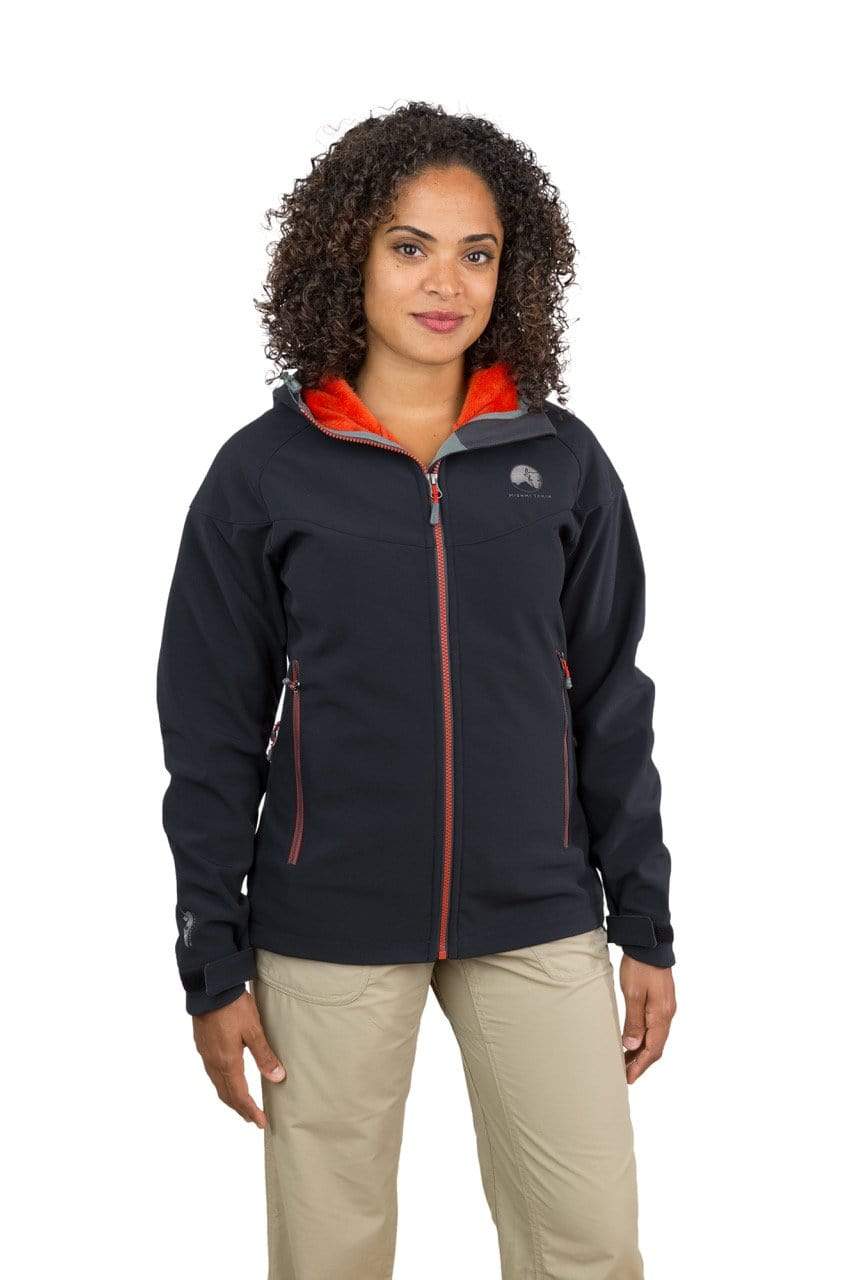 Qaras Womens Waterproof Windproof Hooded SoftShell Jacket
