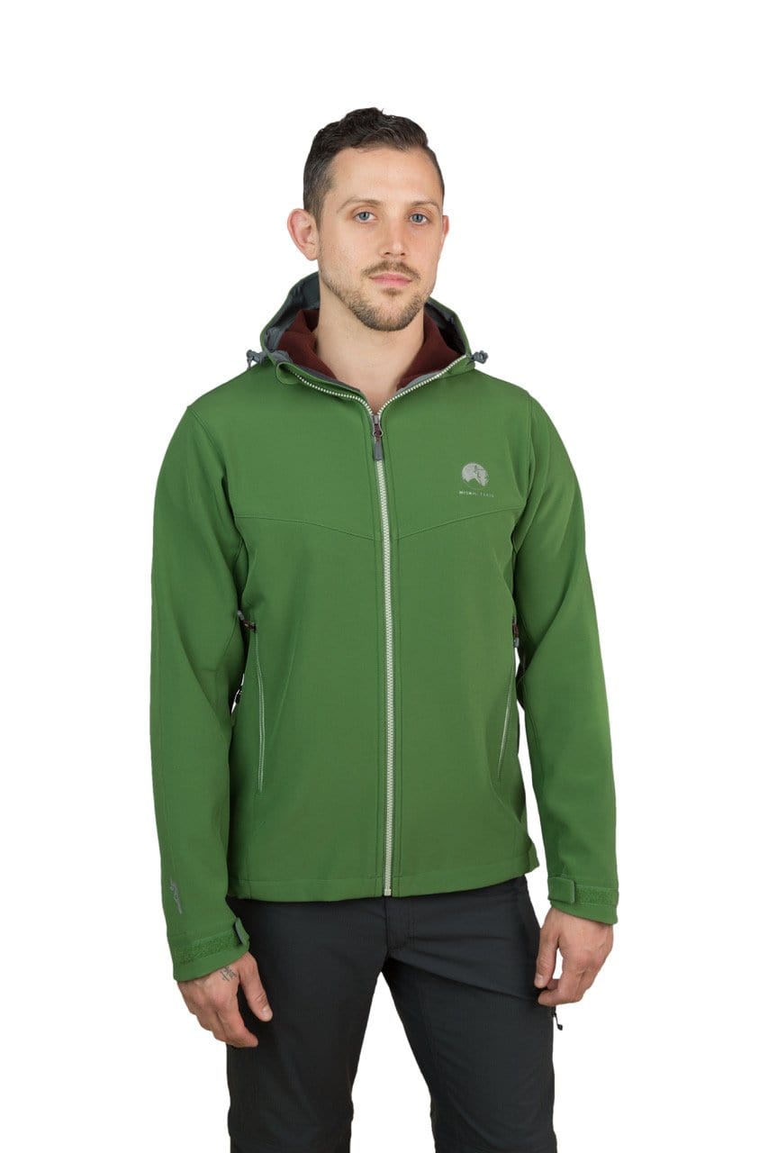 MTN,ROCK STAR WARM SHELL JACKET オリーブ Misti - Mens Water Resistant, Wind Resistant Hooded