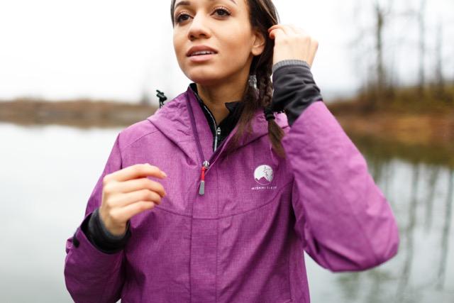 Purple rain jacket women's discount